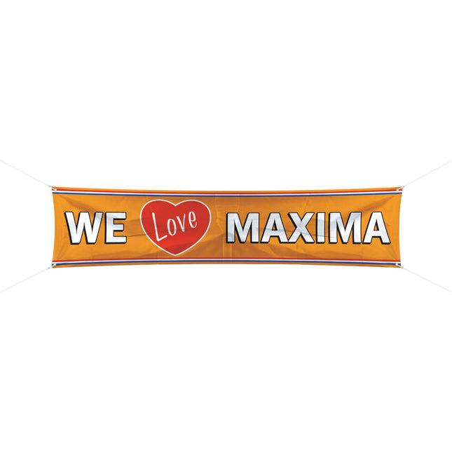 Banneri We Love Maxima 180x40cm