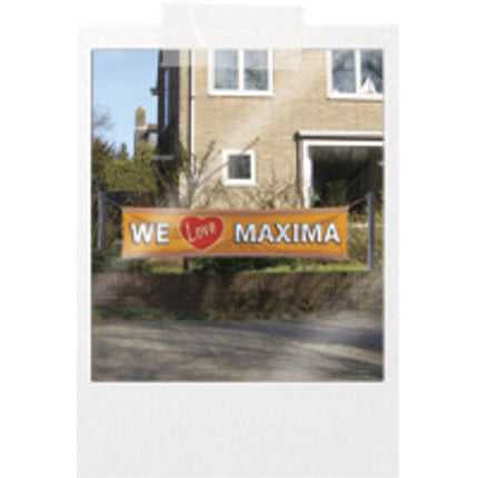 Banneri We Love Maxima 180x40cm