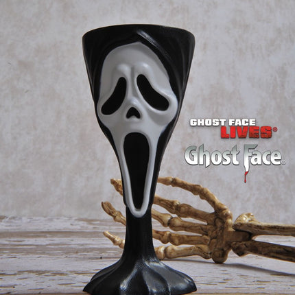 Halloween-muki, musta-valkoinen aave