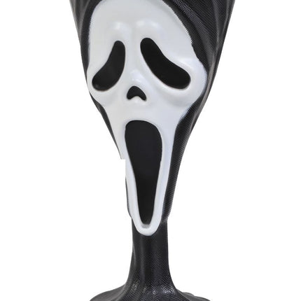 Halloween-muki, musta-valkoinen aave