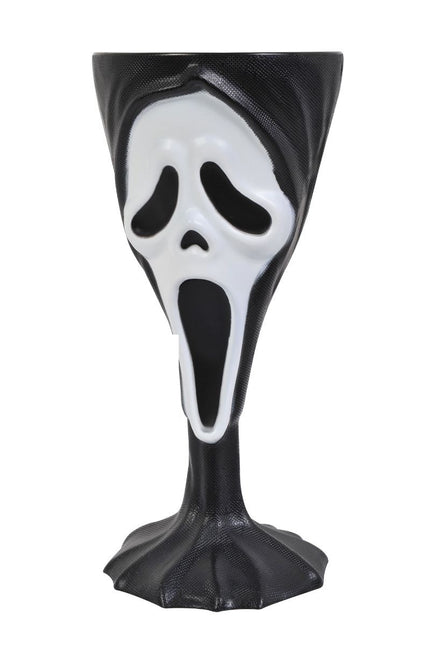 Halloween-muki, musta-valkoinen aave