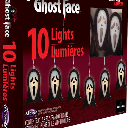 Ghostface-LED-valot 1,8 m