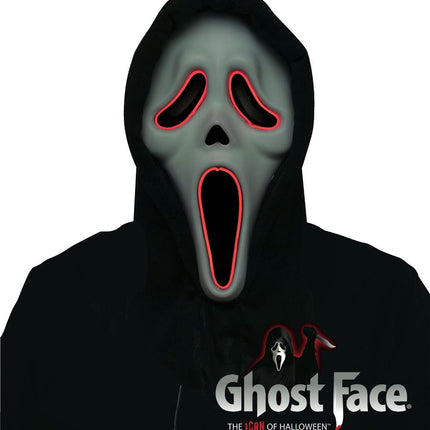 Ghostface-naamio, jossa on valaistus