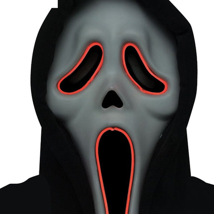 Ghostface-naamio, jossa on valaistus