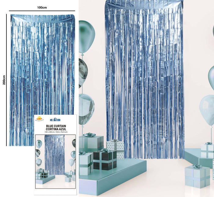 Sininen oviverhomatto 2m