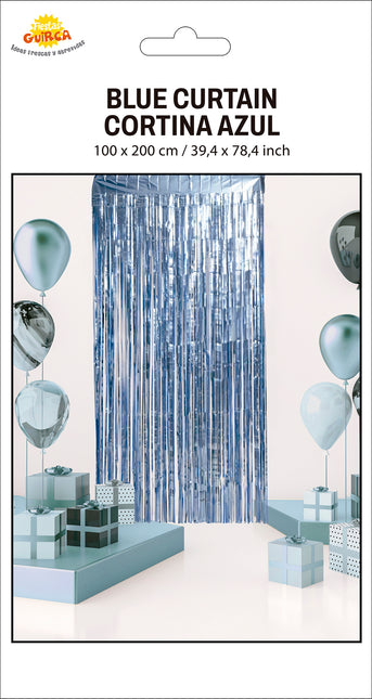 Sininen oviverhomatto 2m