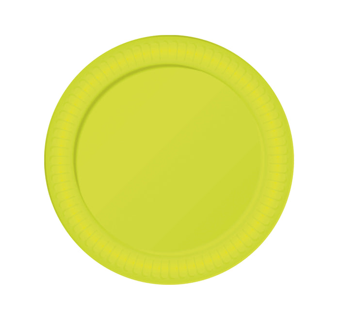 Keltaiset lautaset 23cm 6kpl