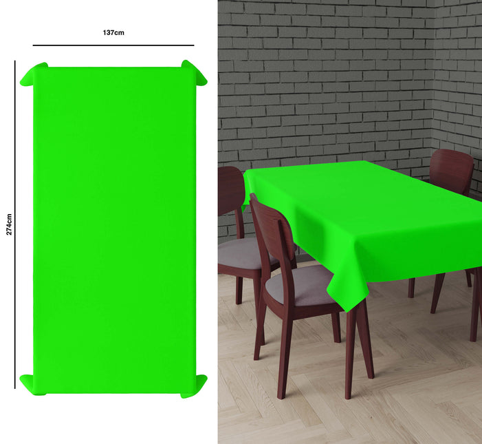 Vihreä pöytäliina 2.74m