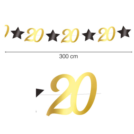 Garland 20 vuotta 3m