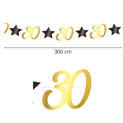 Garland 30 vuotta 3m