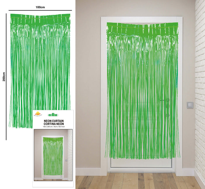 Vihreä oviverho 2m