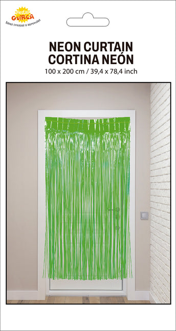 Vihreä oviverho 2m