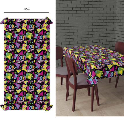 Neon 80S pöytäliina 2.74m