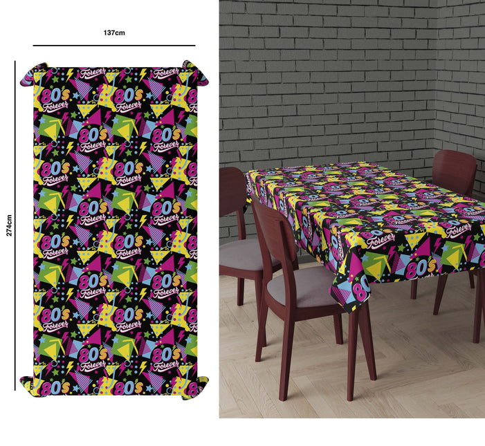 Neon 80S pöytäliina 2.74m