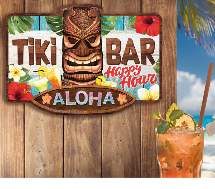 Havaiji Plate Tiki Bar 35cm