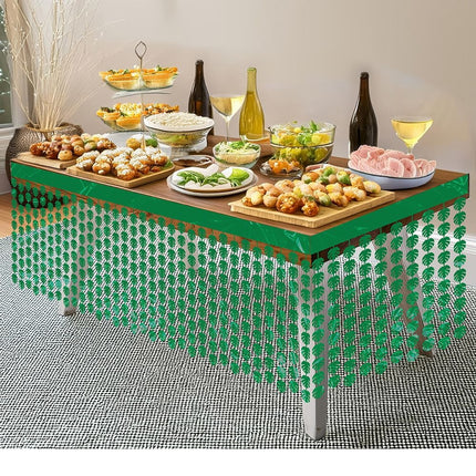 Havaiji pöytäliina vihreä palmunlehdet 4m