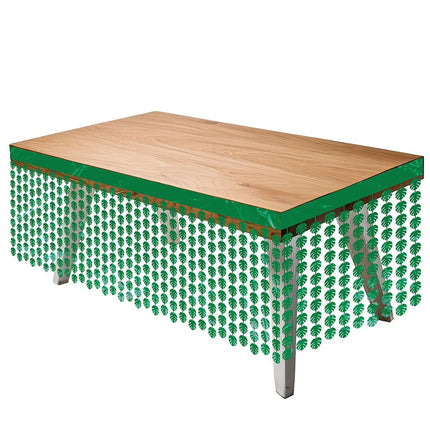 Havaiji pöytäliina vihreä palmunlehdet 4m