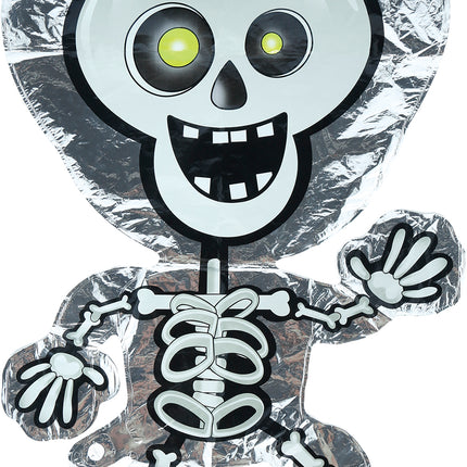 Halloween-heliumilmapallo, luuranko, tyhjä, 65 cm
