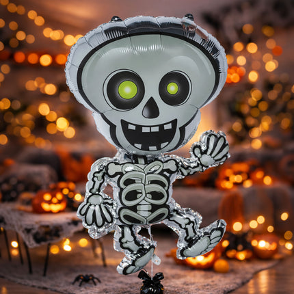 Halloween-heliumilmapallo, luuranko, tyhjä, 65 cm