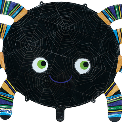 Halloween-heliumilmapallo, hämähäkki, tyhjä, 75 cm