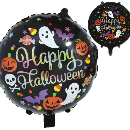 Halloween-heliumilmapallo, värillinen, tyhjä, 50 cm