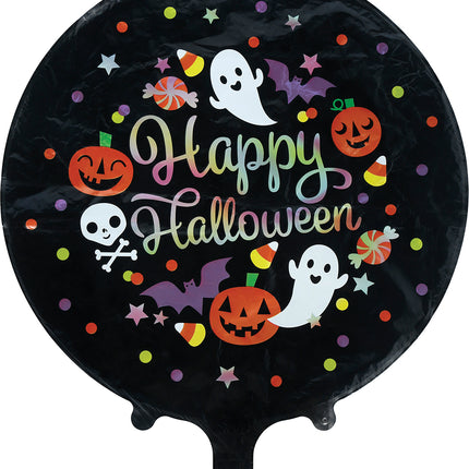 Halloween-heliumilmapallo, värillinen, tyhjä, 50 cm