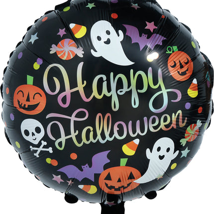 Halloween-heliumilmapallo, värillinen, tyhjä, 50 cm