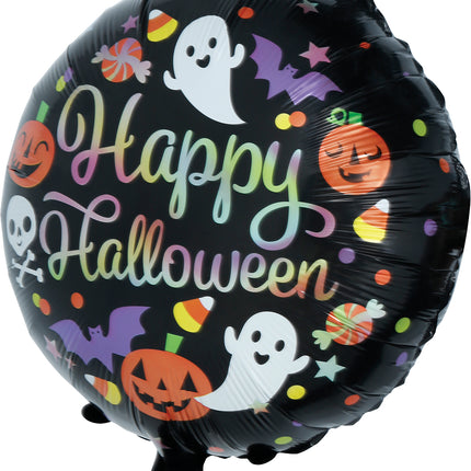 Halloween-heliumilmapallo, värillinen, tyhjä, 50 cm