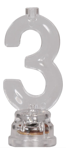 Kynttilänjalka 3 vuotta Led 13cm