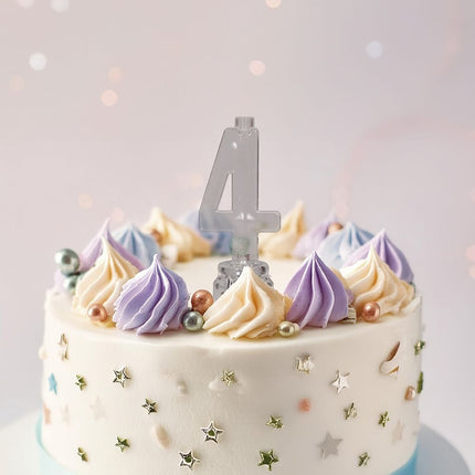 Kynttilänjalka 4 vuotta Led 13cm