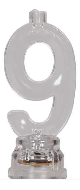 Kynttilänjalka 9 vuotta Led 13cm