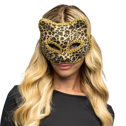 Luipaard Masker Goud