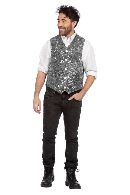 Hopea liivi Miesten Paillettes Glitteri