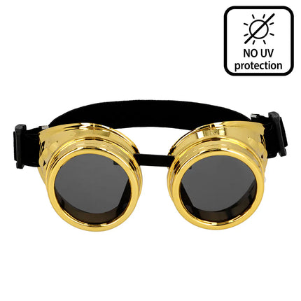 Steampunk Zonnebril Goud