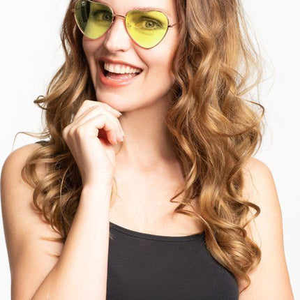 Silmälasit Rakkaus Keltainen