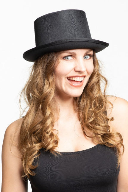 Pitkä hattu Satin Black