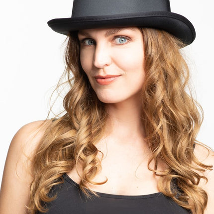 Keulahattu Musta satiini