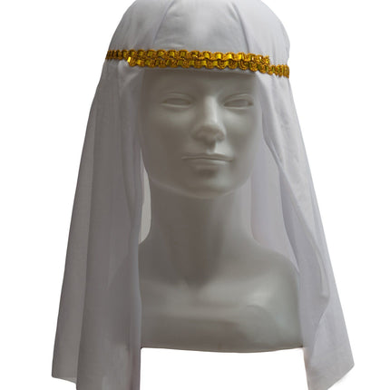 Arabialainen hattu valkoinen