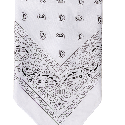 Bandana Perinteinen Valkoinen- 52 x 55 cm