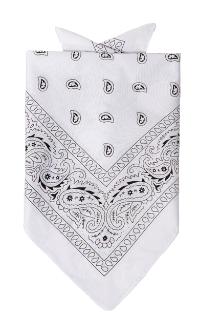 Bandana Perinteinen Valkoinen- 52 x 55 cm