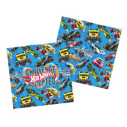 Hot Wheels -servetit, siniset, 20 kpl