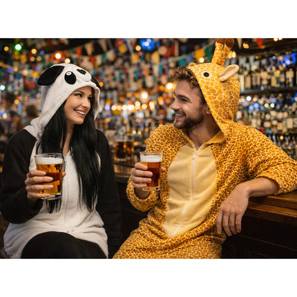 Panda Kostuum Zwart Wit