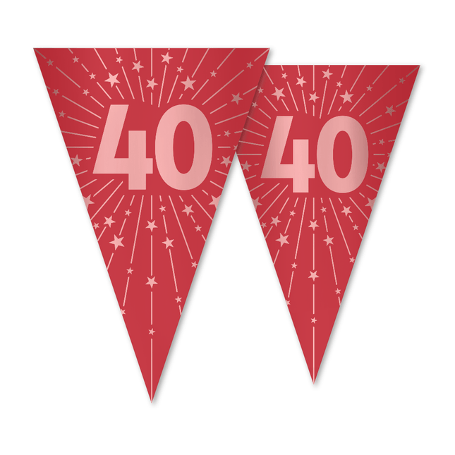 40 Jaar Slinger Rood 10m van WeFiesta koop je bij Partywinkel