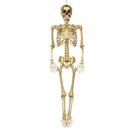 Halloween Skelet Goud 1,6m