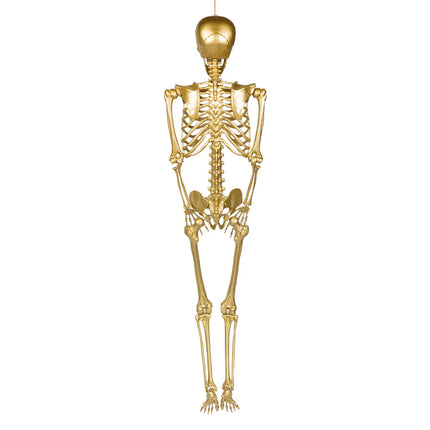 Halloween Skelet Goud 1,6m