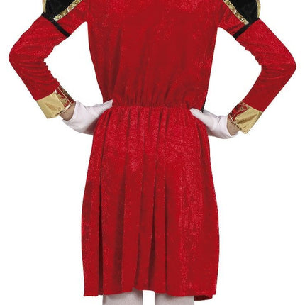 Pietenpak mekko lapsi punainen/kulta