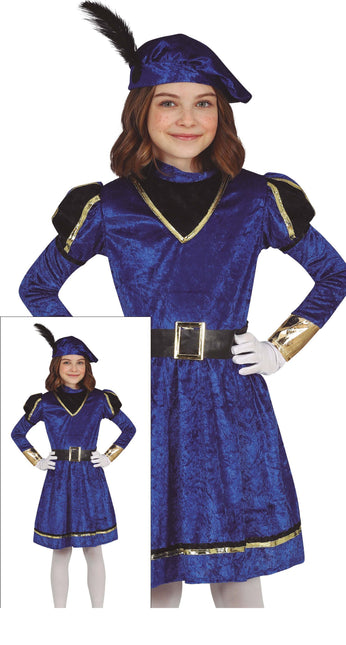 Pietenpak mekko lapsi sininen/kulta