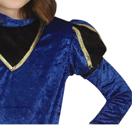 Pietenpak mekko lapsi sininen/kulta