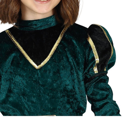 Pietenpak mekko lapsi vihreä/kulta