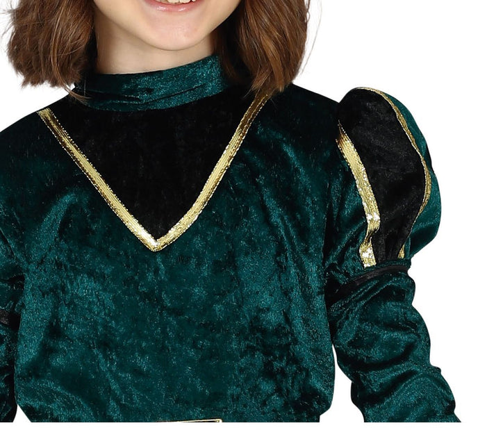 Pietenpak mekko lapsi vihreä/kulta